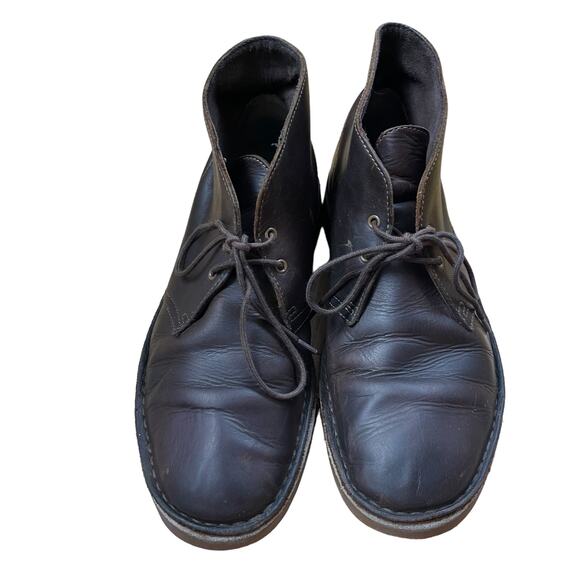Clarks Bushacre 2 Mens Chukka Boots Size 8.5 M US Ankle Brown Leather - Picture 5 of 11